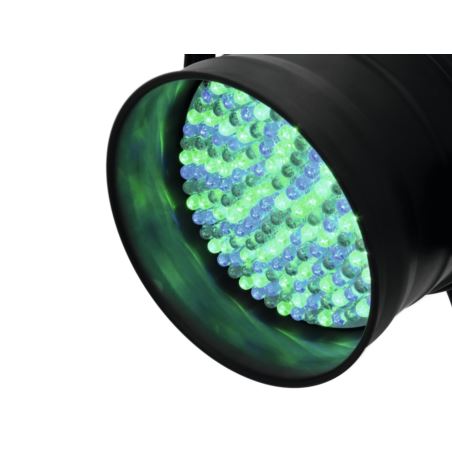 EUROLITE LED PAR-64 RGB srebrny 10mm krótki